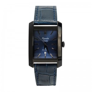 Alexandre Christie AC 1022 Black Blue Leather Lady MDLIPBU